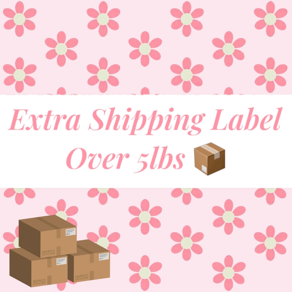 Extra Shipping Label over 5lbs